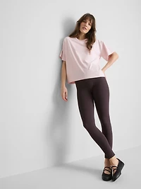 Boxy Crew Neck Cotton Tee