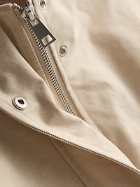 Cropped Boxy Utility Jacket