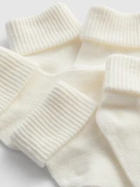5pk Rib Cuff Socks
