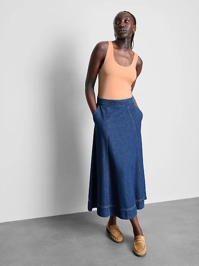 Cotton Rich Stretch Tank