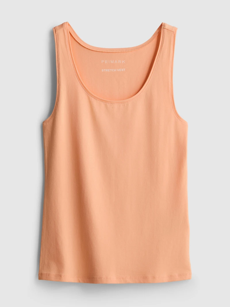 Cotton Rich Stretch Tank