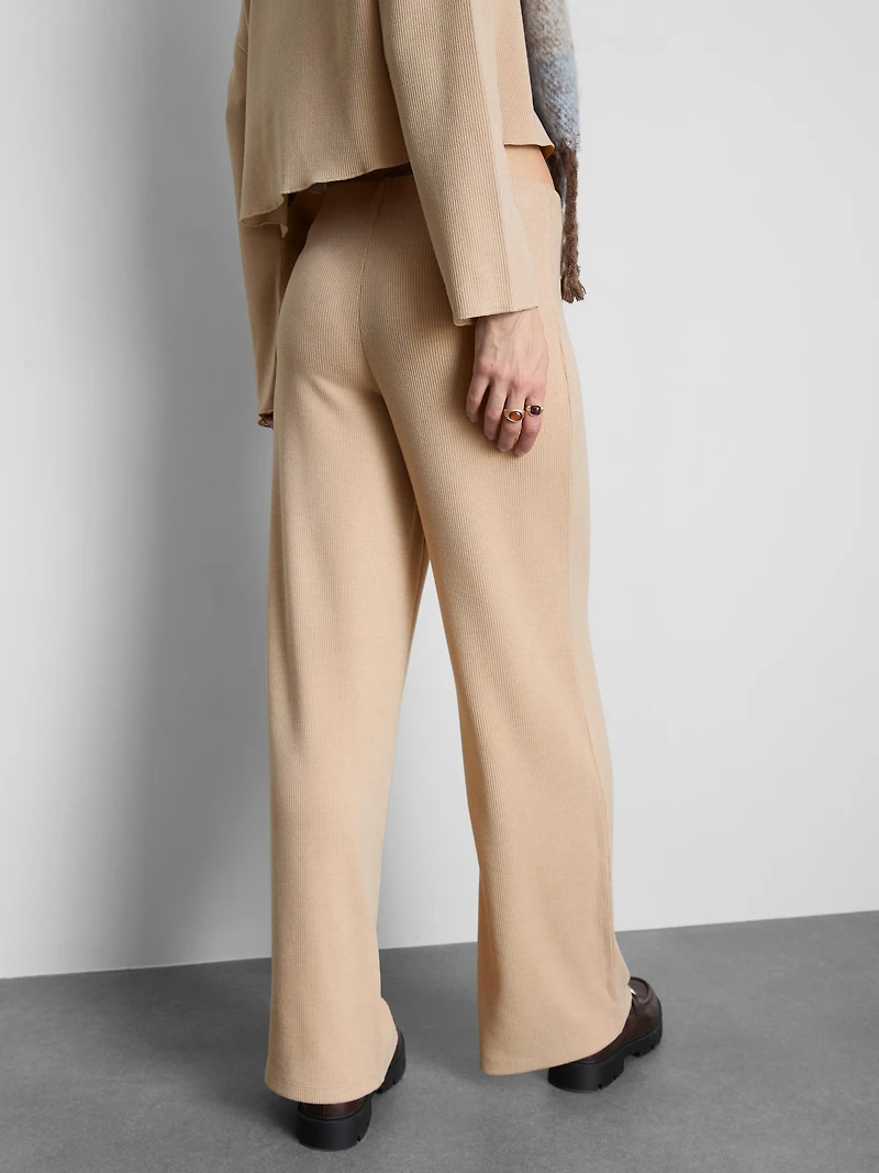 Ribbed Wide Leg Leggings