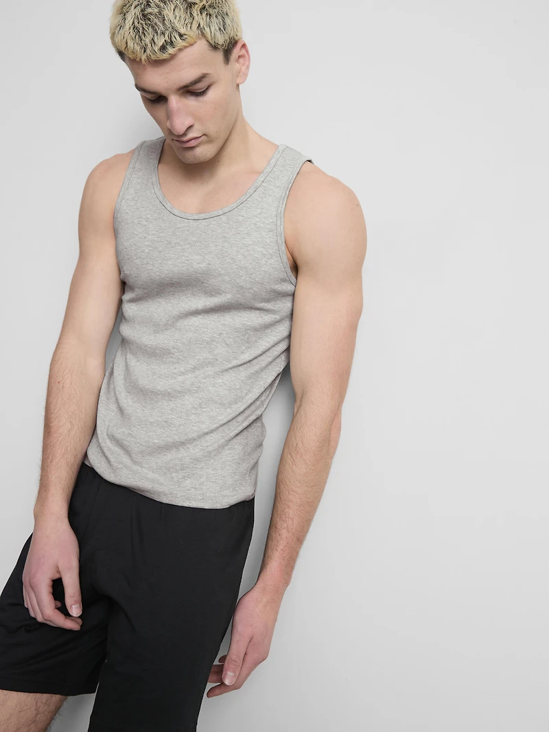 2pk Ribbed Tank Tops