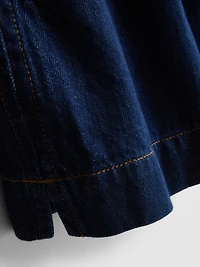 Cotton Denim Jogger Shorts