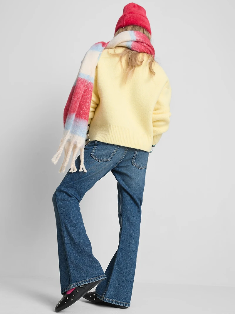 7-15yrs | Belted Flare Jeans