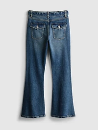 7-15yrs | Belted Flare Jeans