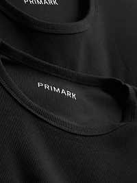 2pk Short Sleeve Ribbed T-Shirt