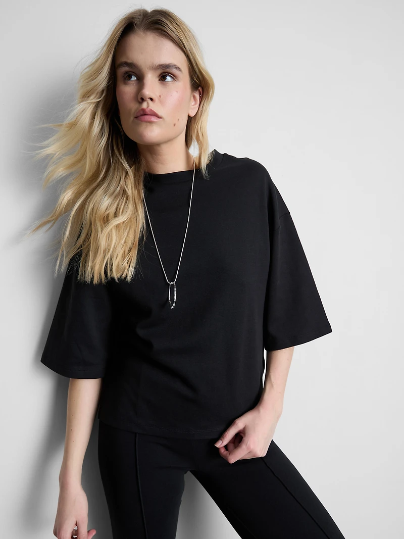 Cotton Rich Heavy Weight Interlock Tee