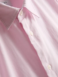 Long Sleeve Linen Blend Shirt