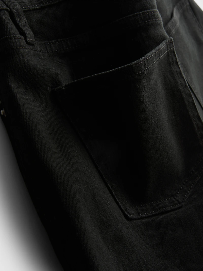 Mid-Rise Turn-Up Denim Shorts