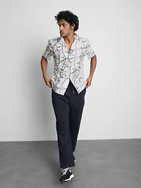 Short Sleeve Banana Leaf Shirt