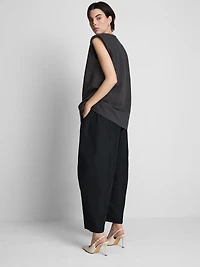 Relaxed Sleeveless Blazer