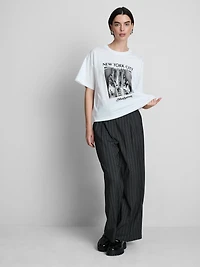 Boxy Cotton Graphic Tee