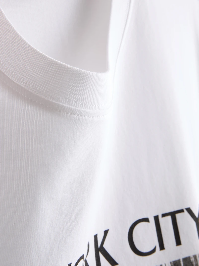 Boxy Cotton Graphic Tee