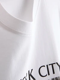 Boxy Cotton Graphic Tee