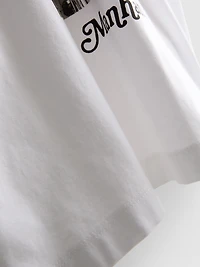 Boxy Cotton Graphic Tee