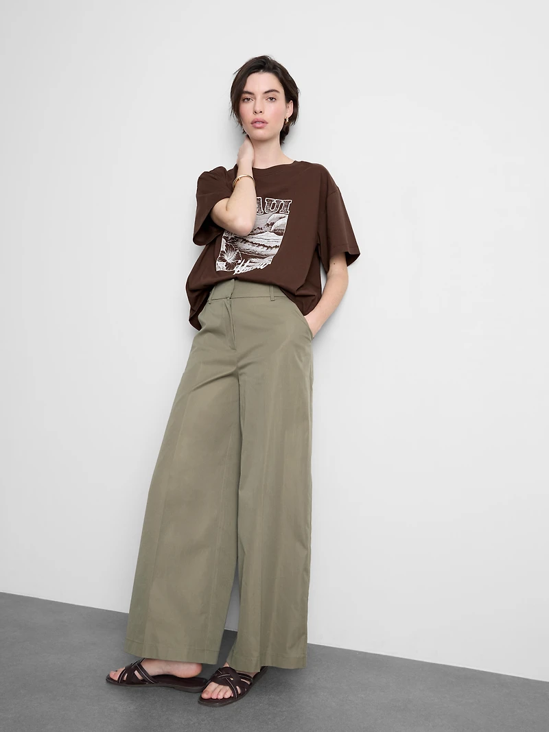 Boxy Cotton Graphic Tee