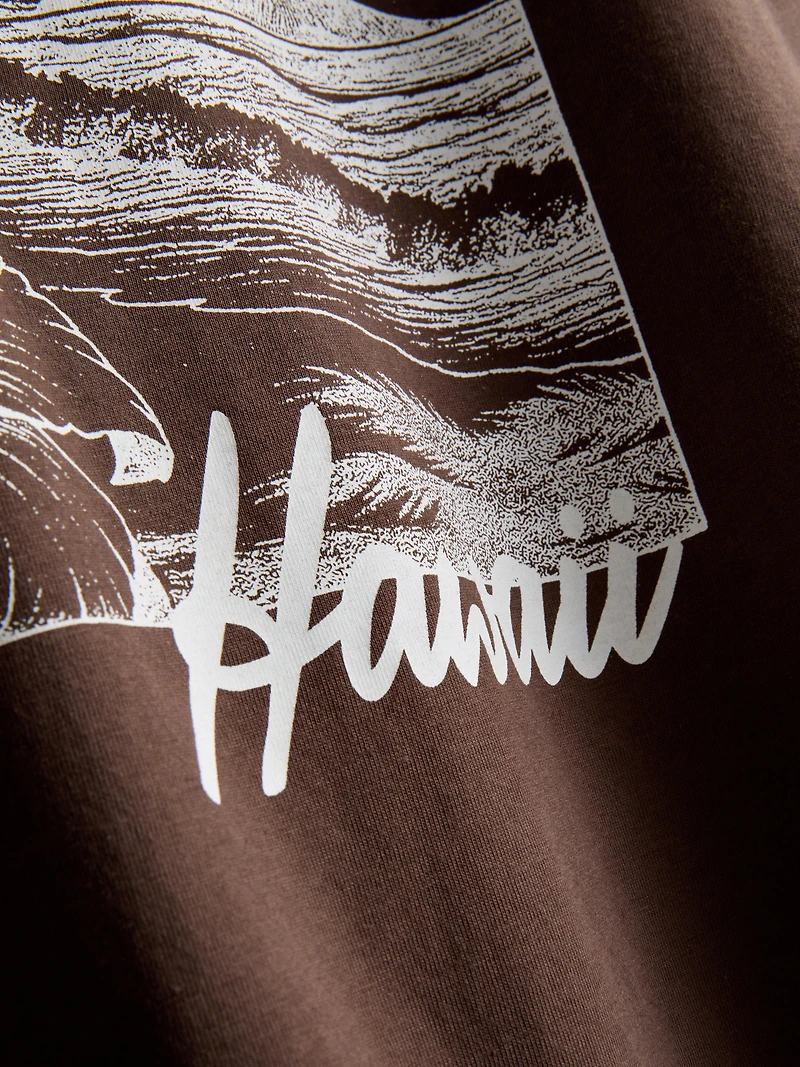 Boxy Cotton Graphic Tee