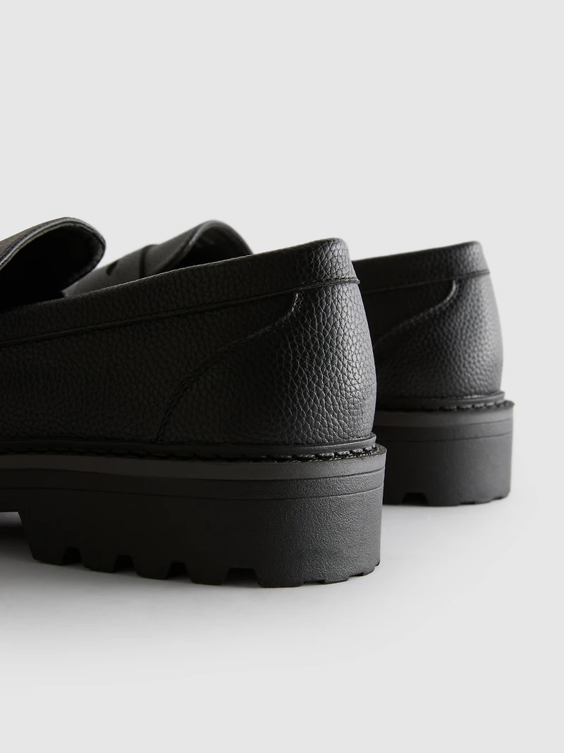 Chunky-Sole Loafers