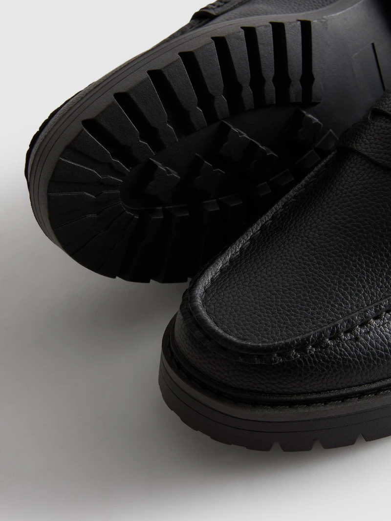 Chunky-Sole Loafers