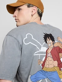 One Piece Luffy Washed T-Shirt
