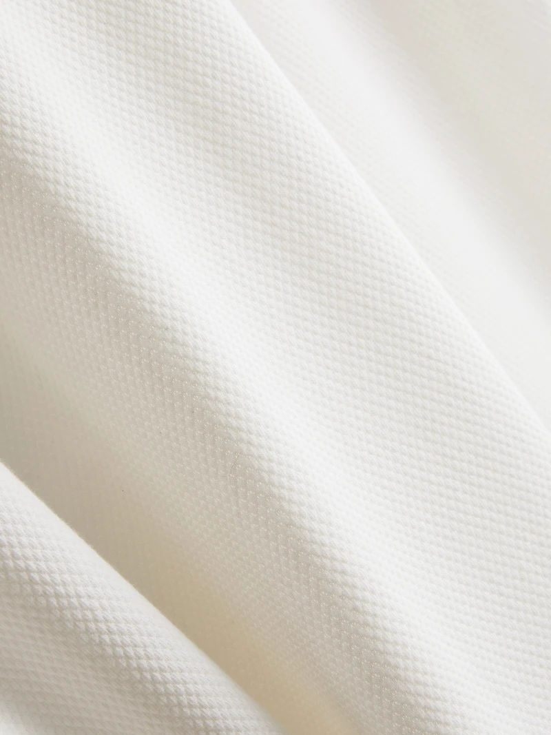 Honeycomb Texture Polo Shirt