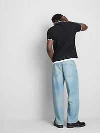 Honeycomb Texture Polo Shirt