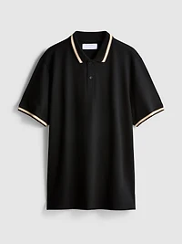 Honeycomb Texture Polo Shirt