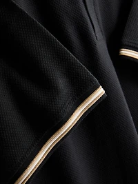 Honeycomb Texture Polo Shirt