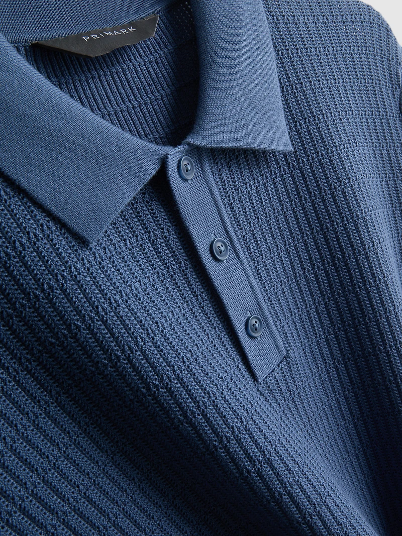 Knitted Polo Shirt