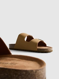 Double-Buckle Strap Sandals