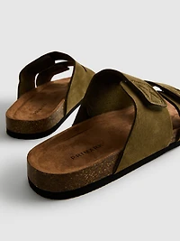 Two-Strap Chunky-Sole Sandals