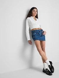 The Primark Scene | Patch Pocket Denim Mini Skirt
