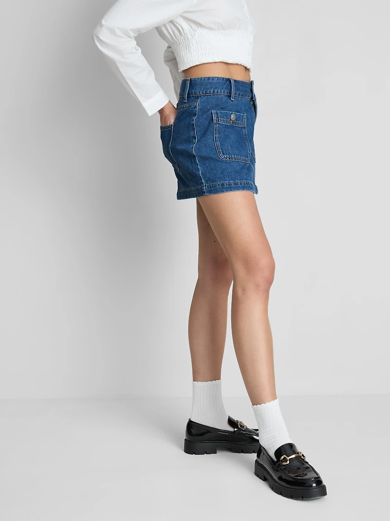 The Primark Scene | Patch Pocket Denim Mini Skirt
