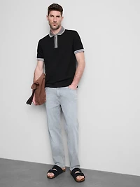 Textured Polo Shirt