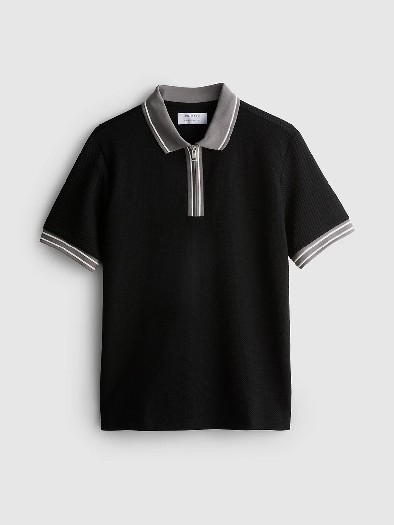 Textured Polo Shirt