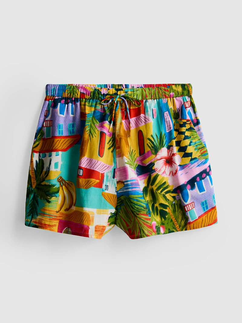 Printed Beach Shorts