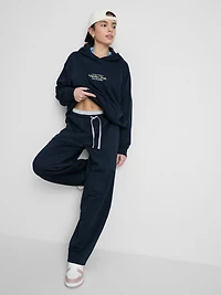 Double-Waistband Barrel-Leg Joggers