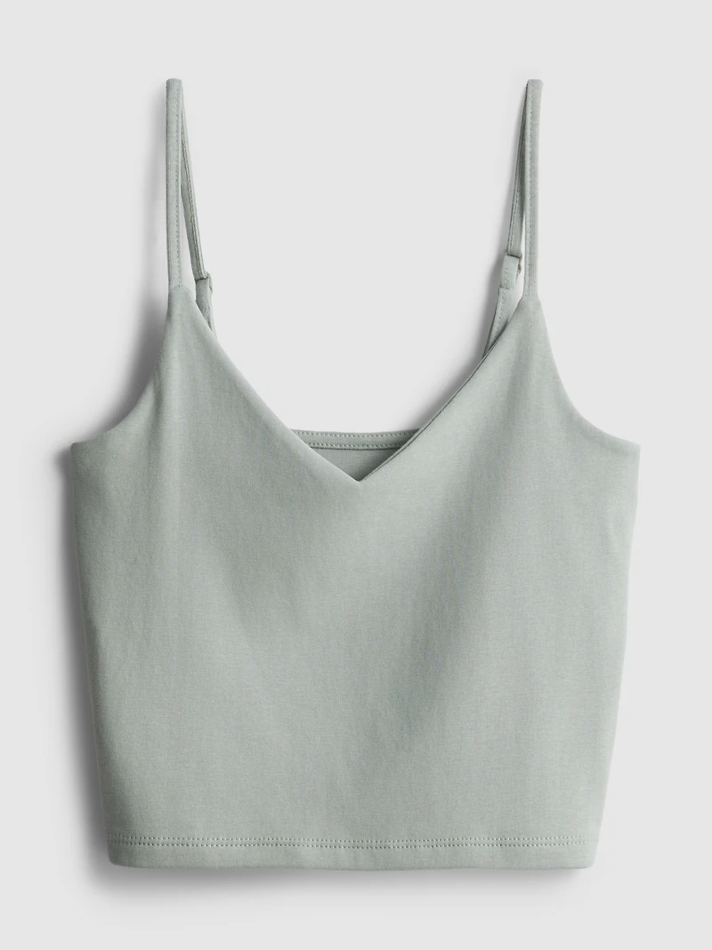 Cotton Rich V-Neck Bralette