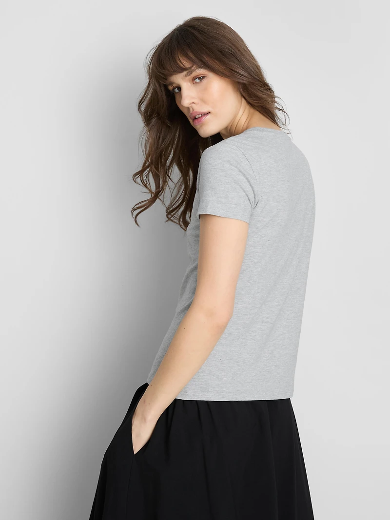 Cotton Rich Crew Neck T-Shirt