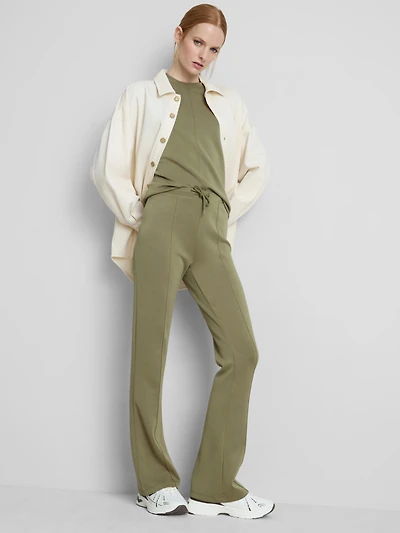 Flared Pintuck Pants