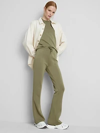 Flared Pintuck Pants