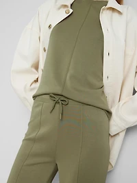 Flared Pintuck Pants