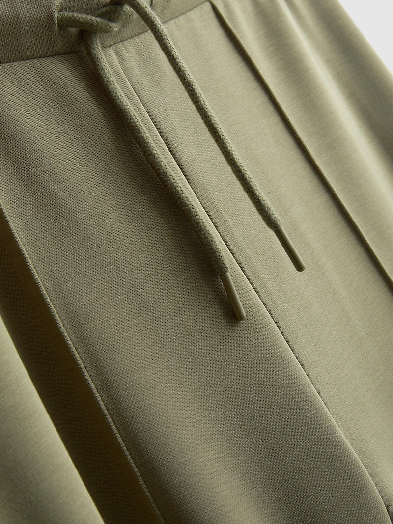 Flared Pintuck Pants