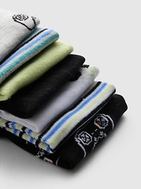 7pk Gaming Graphic Sneaker Socks