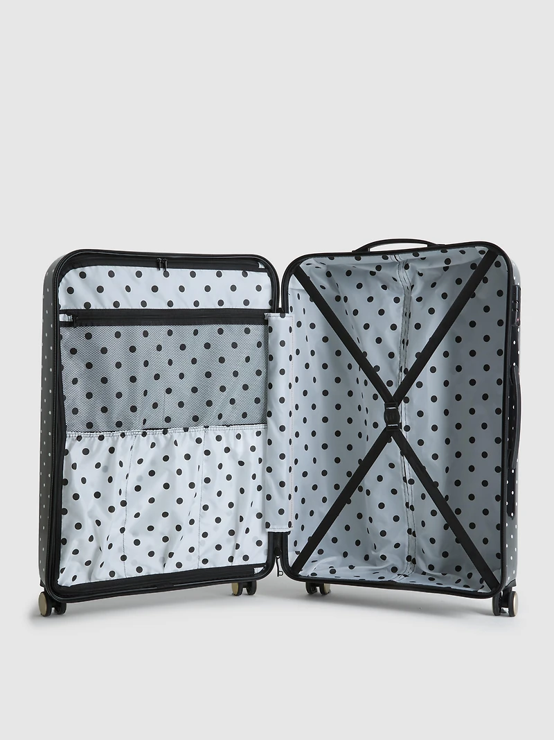 it Luggage Hard Shell Polka Dot Suitcase