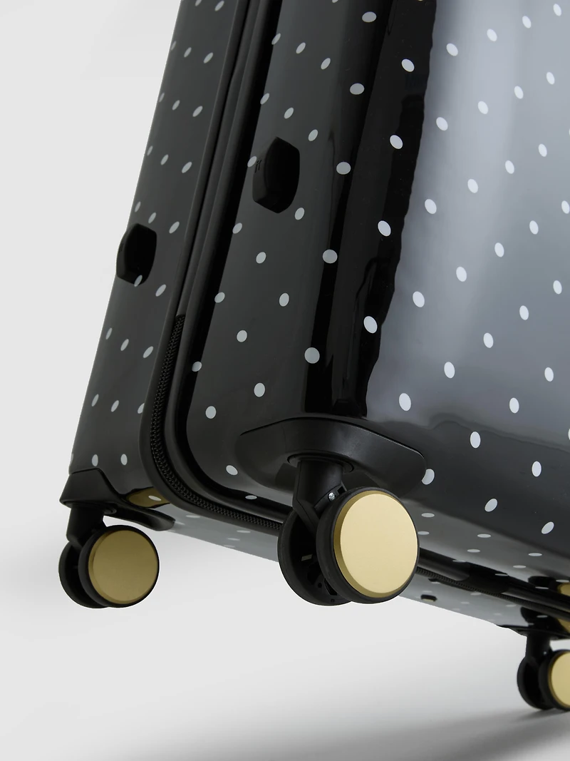 it Luggage Hard Shell Polka Dot Suitcase