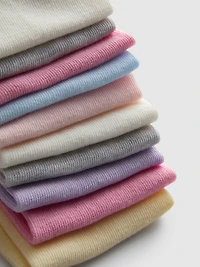10pk Flat Seam Sneaker Socks