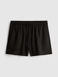 Textured Drawstring Shorts
