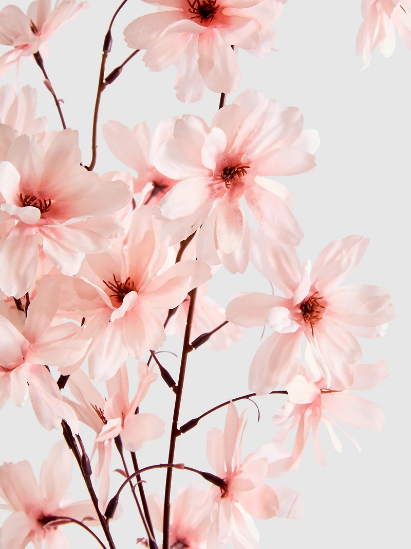Single Stem Faux Cherry Blossom Decoration